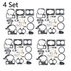 4X Carburetor Repair Kit for Mercruiser 3.0L 4.3L 5.0L 5.7L