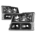 Set of 4 Clear Corner Headlights for Silverado 1500-3500 (2003–2007)