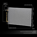 Aluminum Radiator for Elantra Forte Soul 1.8L 2.0L (2011–2014) DPI 13333