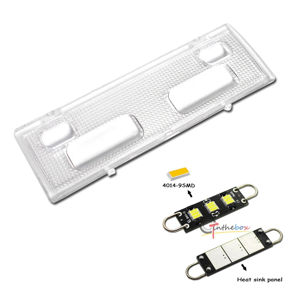 LED Overhead Console Dome Light Cover for Silverado Sierra Tahoe (2007–2014)