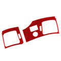 Carbon Fiber Red Interior Side Air Vent Cover Trim for Cadillac CTS (2008-2013)