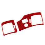 Carbon Fiber Red Interior Side Air Vent Cover Trim for Cadillac CTS (2008-2013)