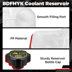 Coolant Reservoir Overflow Tank with Cap for Buick LaCrosse (2010)