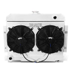 3-Row Racing Radiator + Fan Shroud for Jeep Willys CJ5/CJ6/CJ7 (1972–1986)