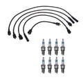 Denso Wire Set & 8 Iridium Power Spark Plugs for Dodge 5.2L 5.9L V8 (1994–2003)