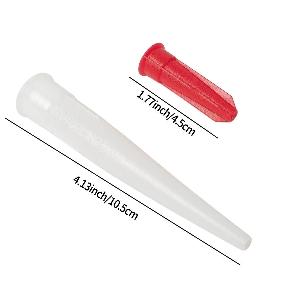 Set of 4 Silicone Tube Nozzle Caps for Mastic Cartridge