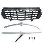Front Grille Bumper for Chevrolet Equinox (2022) Chrome Mesh Replacement