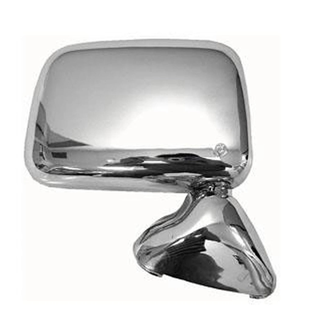 Replacement Chrome Passenger Side Manual Door Mirror for Toyota Hilux (2005–2015)