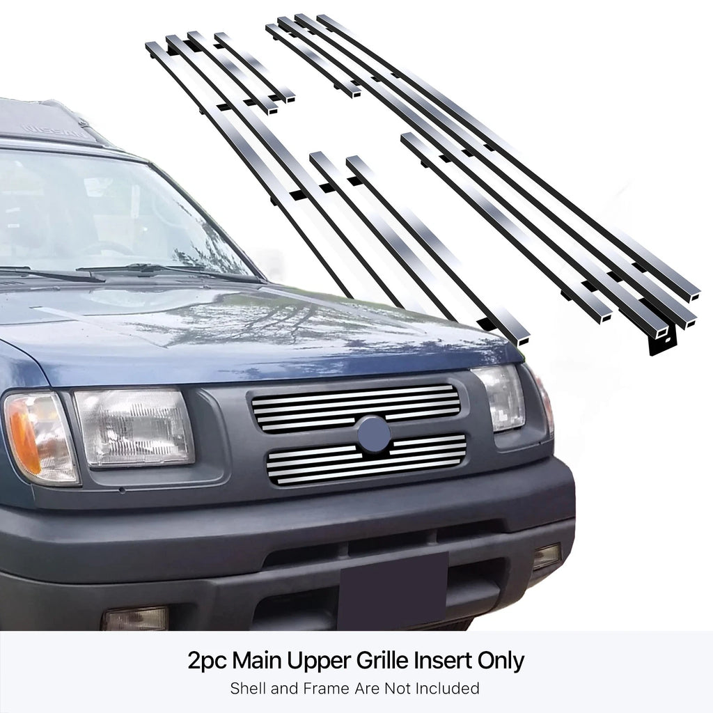 Stainless Chrome Billet Grille Insert for Nissan Xterra (2000-2001)