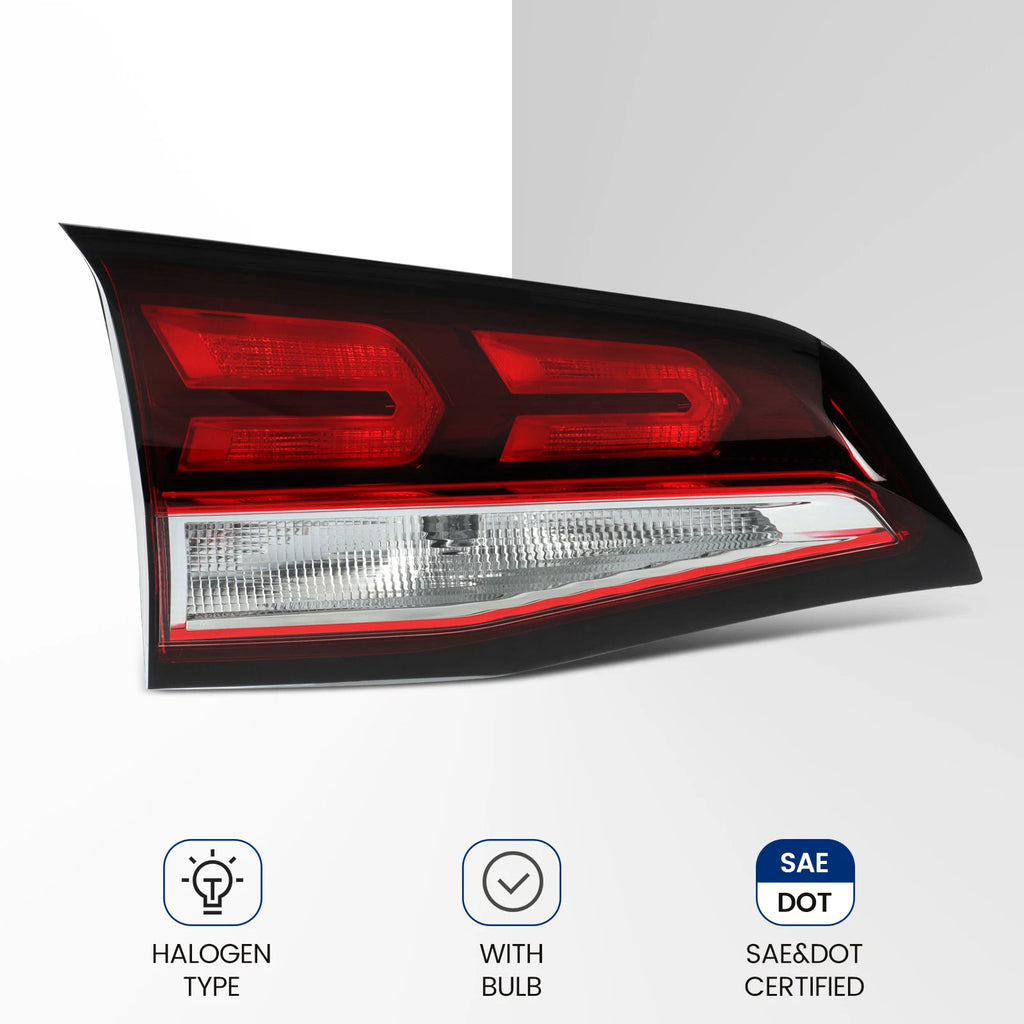 Tail Lamp for Chevrolet Equinox (2022–2024) Halogen Inner w/ Bulb Driver Left