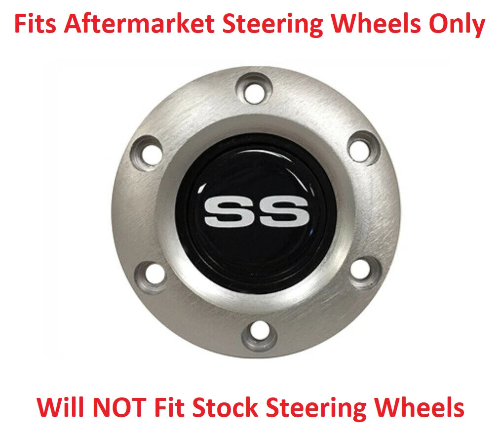Brushed Steering Wheel Horn Button for Chevrolet SS (2014–2016)