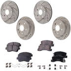 Brake Disc Rotors and Pads Kit for Toyota Camry (1996)