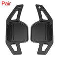 Pair Black Steering Wheel Shift Paddle Cover for Audi A3 A5 A6 A7 (2013–2020)
