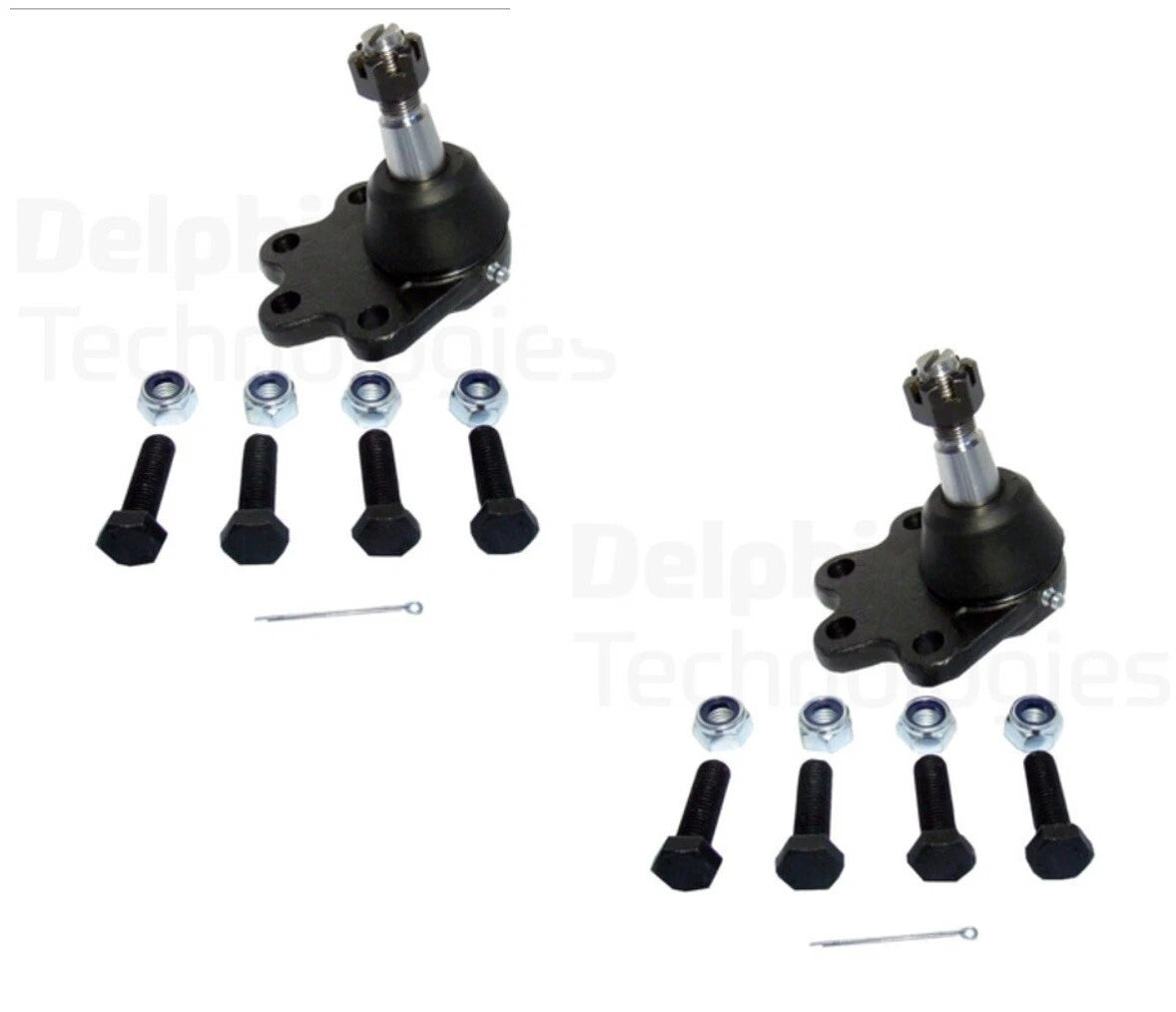 Set of 2 Front Lower Ball Joints for Chevrolet K1500 K3500 GMC K2500 (1990–1999)