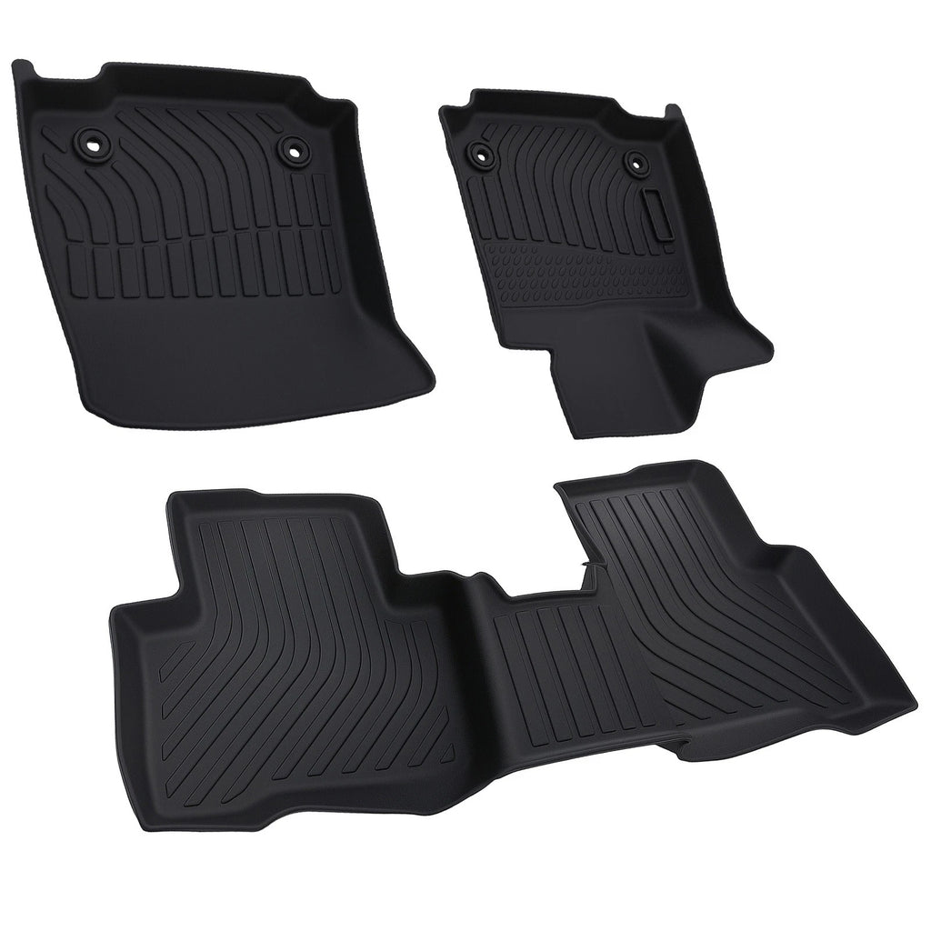 Set of 4 Black TPE Carpet Floor Mats for Lexus NX NX350h/NX450h+ (2022–2025)