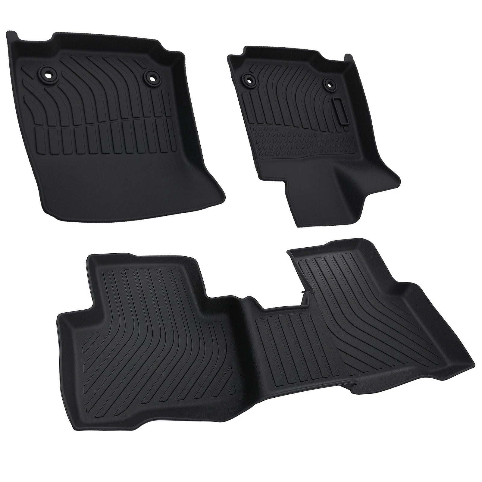 Set of 4 Black TPE Carpet Floor Mats for Lexus NX NX350h/NX450h+ (2022–2025)