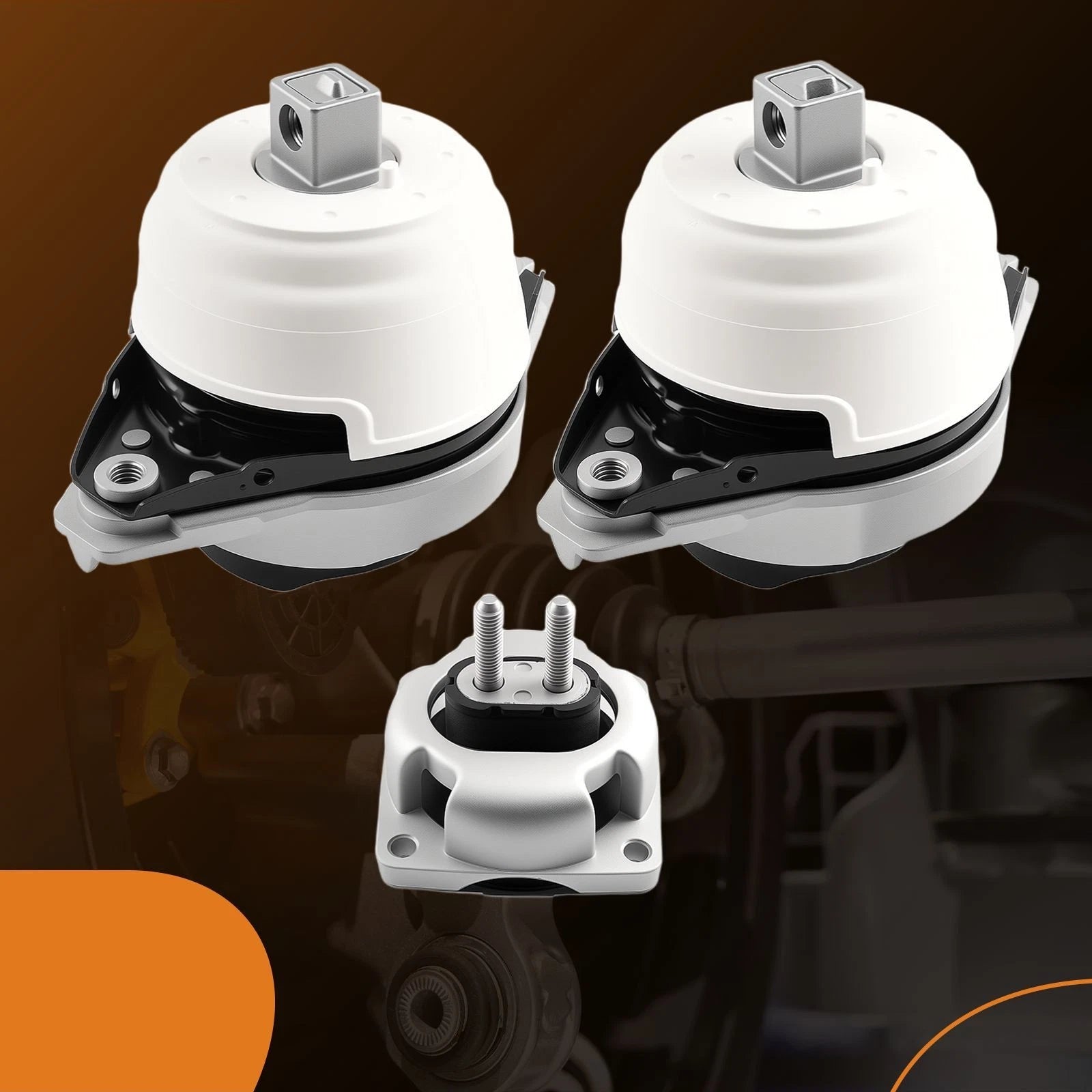 3X Engine Motor & Trans Mount for Mercedes-Benz GL450 GL63 AMG (2007–2012)