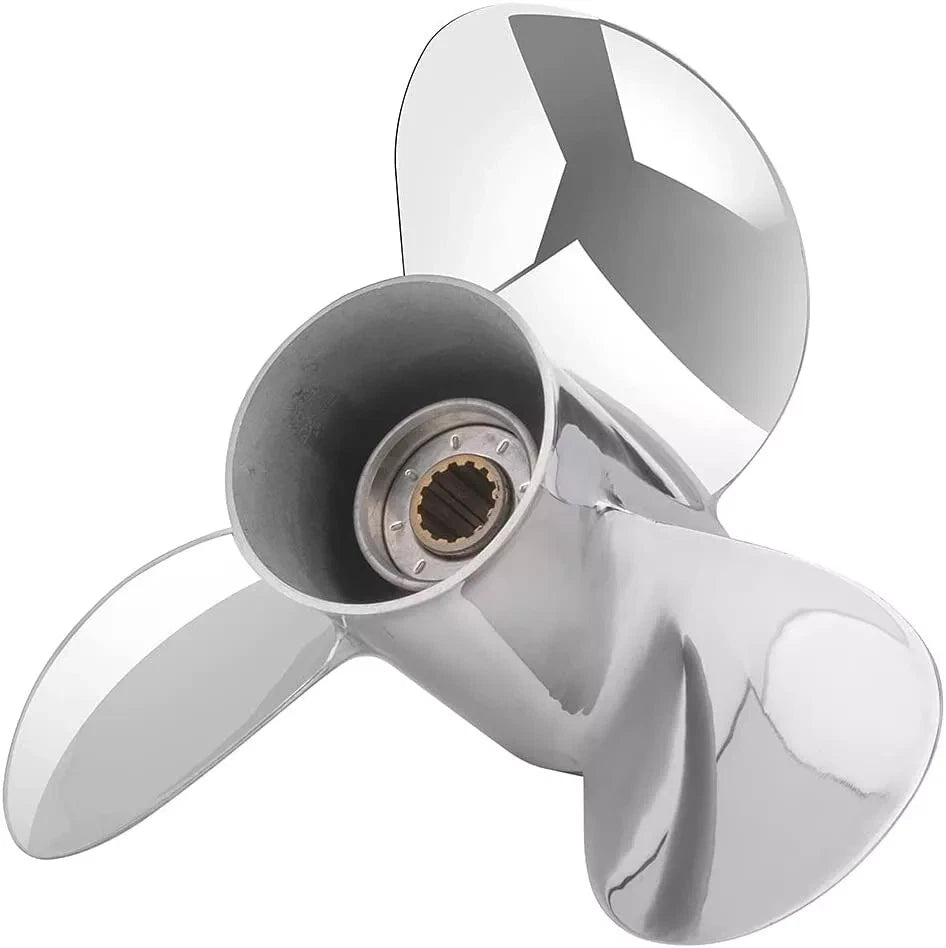 Stainless Boat Propeller for Yamaha Outboard 40-60HP (13 Spline)