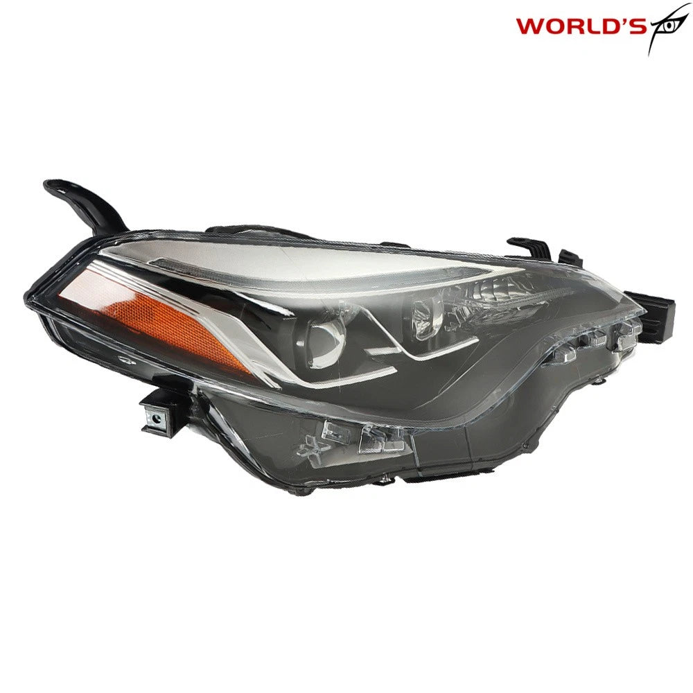 LED Headlight for Toyota Corolla SE XSE XLE (2017–2019) Right Side Black Clear