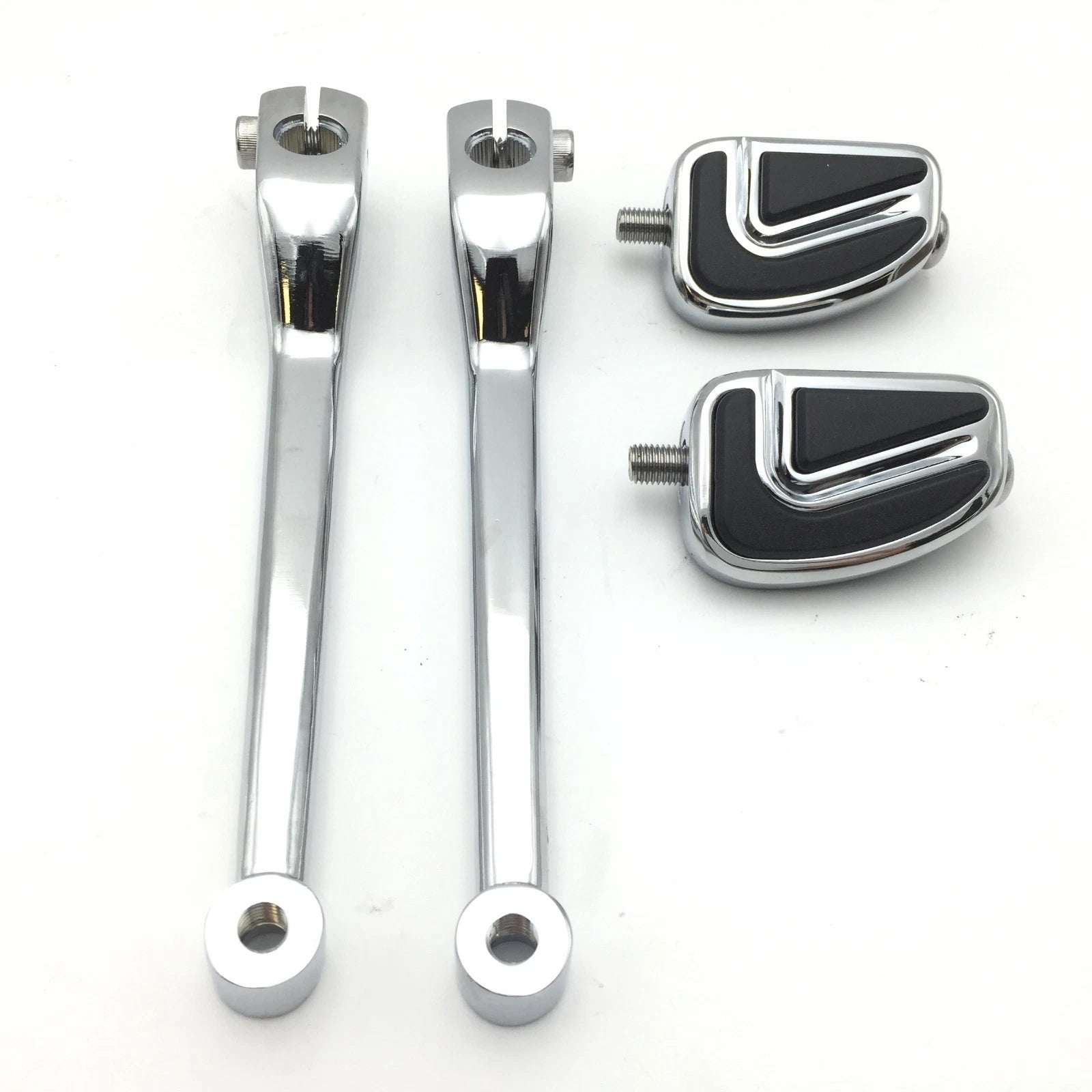 Heel/Toe Shift Lever Airflow Peg for Harley FL Softail Touring Trike (2014–2023) Chrome