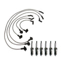 Denso 8mm Wire Set & 6 U-Groove Spark Plugs Kit for Ford Mustang (1994–2004)