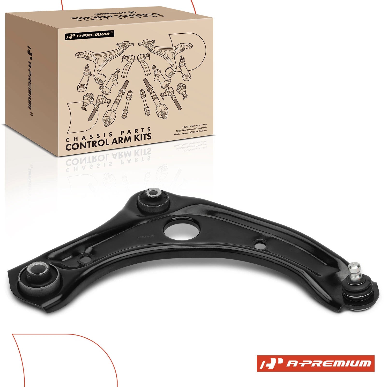 Front Right Lower Control Arm with Ball Joint for Nissan Versa (2007–2019)