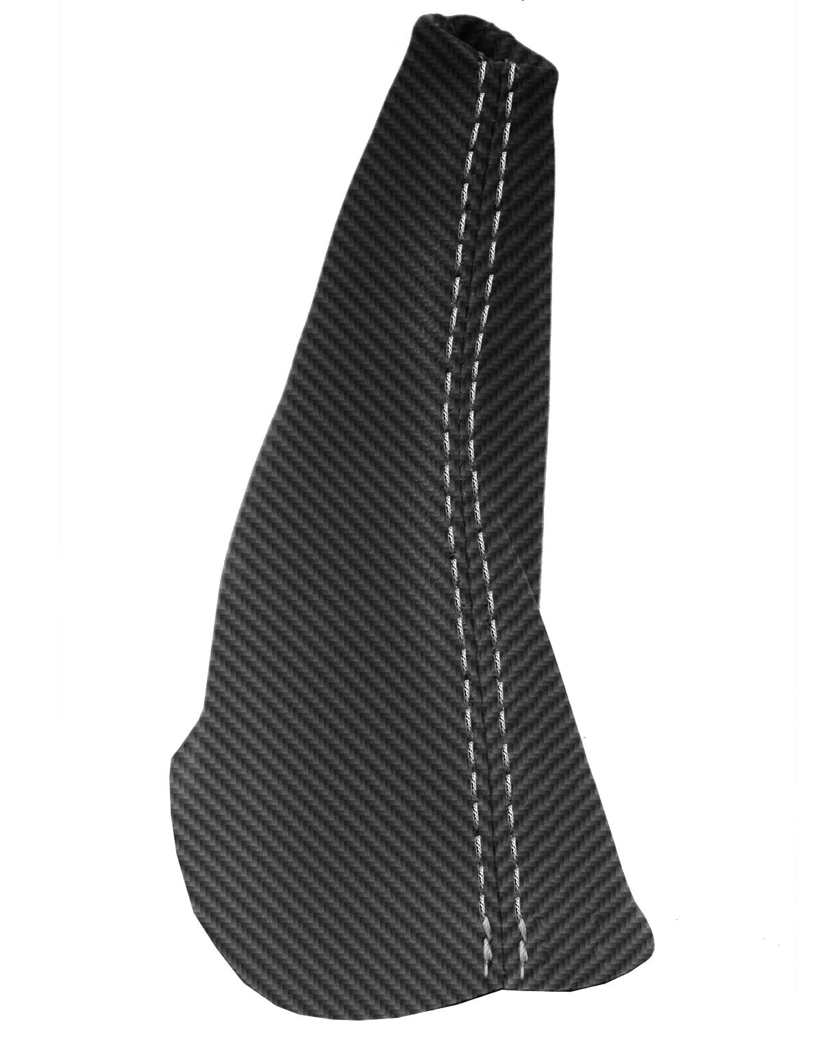 Manual Shift Boot Cover for Dodge Ram 2500 3500 (2003–2012) Carbon Fiber White Stitch