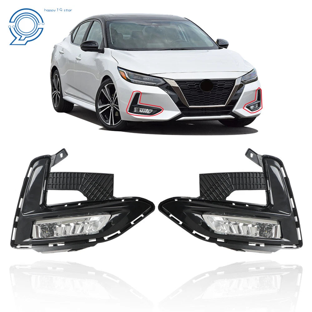 LED Fog Lights for Nissan Sentra (2020–2022) - Driver & Passenger Side
