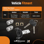 Set of 2 Ignition and Door Lock Cylinders with Keys for Chevy