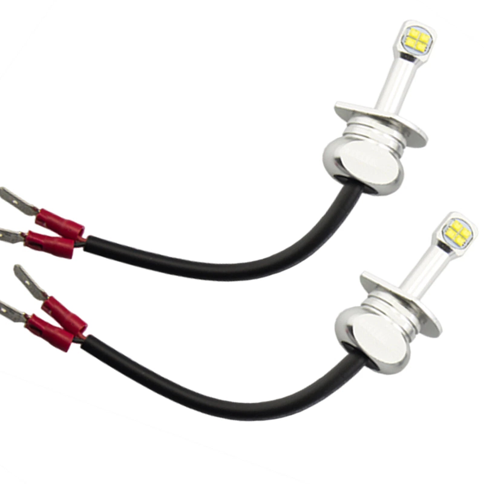 2x H1 6000K White LED High Beam Headlight Bulbs for Kia Optima (2009-2015)
