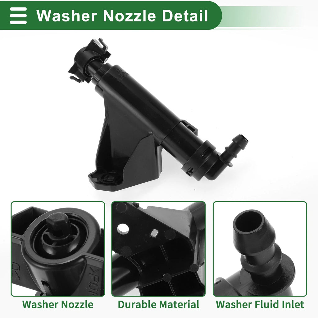 Front Passenger Side Headlight Washer Nozzle for Kia Sportage (2017–2022) No. 98672C5000