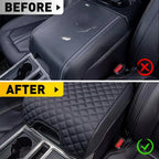 Center Console Lid Armrest Cover Pad for Ford F150 F250 F350 (2015–2022)