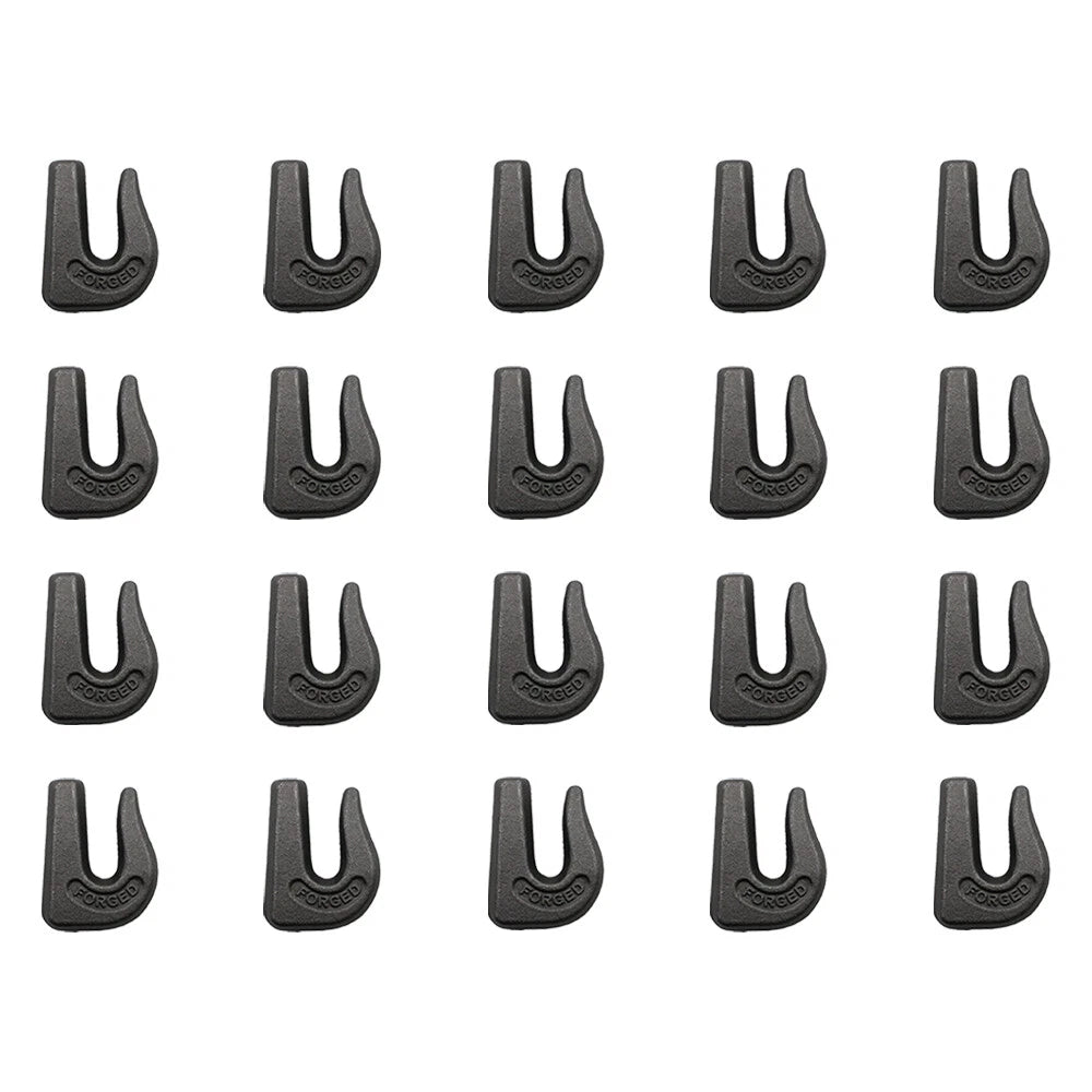 Set of 20 Weld On Grab Chain Hooks 3/8" G70 Wll 6,600 0900104