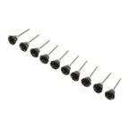 Set of 10 Bowl Shape Metal Wire Brushes for Grinder or Drill 13mm
