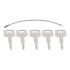 Set of 5 Ignition Keys for Takeuchi 7001-00019 & Gehl 180845