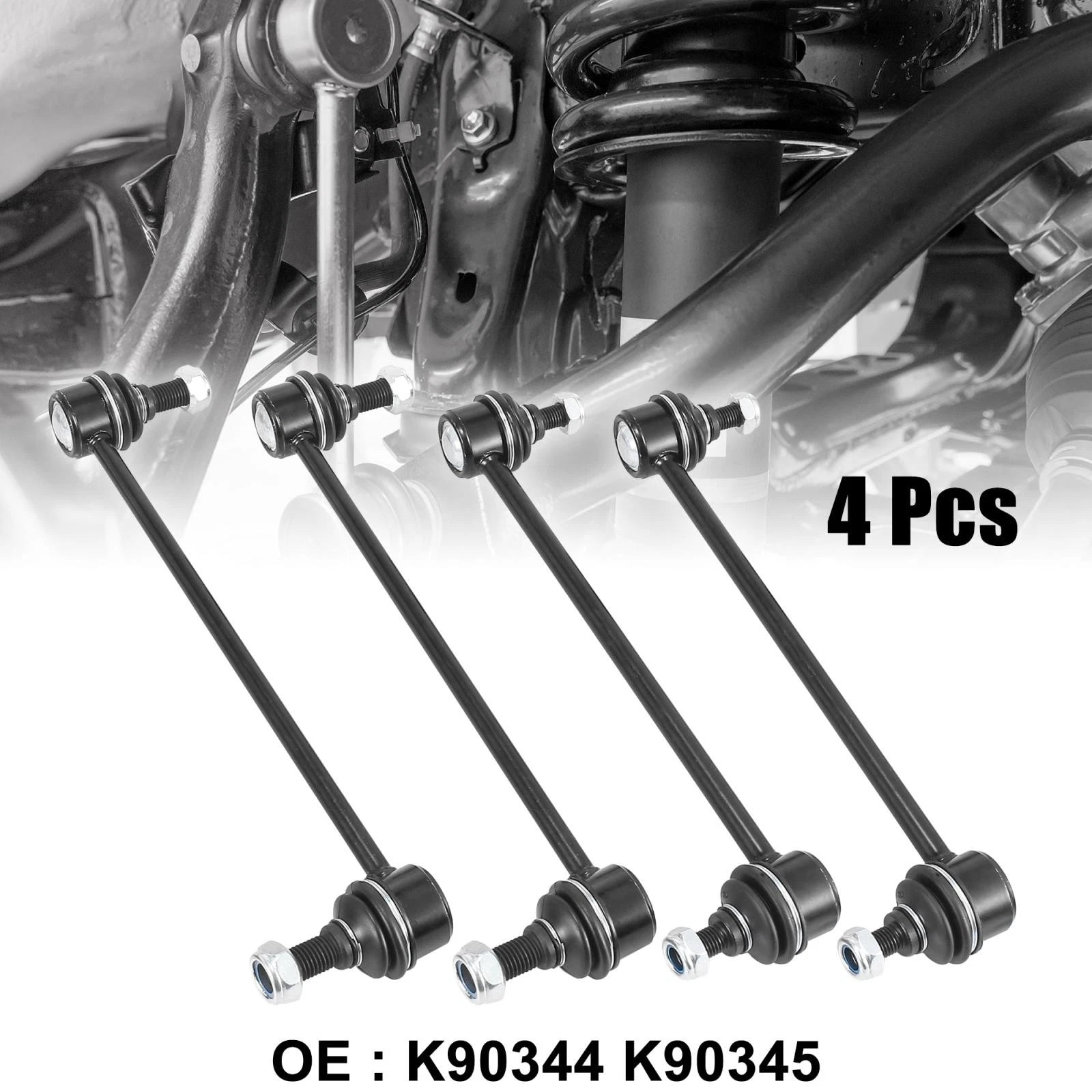 Set of 4 Stabilizer Sway Bar Links K90344 K90345 for Toyota Avalon Camry (1995–2020)