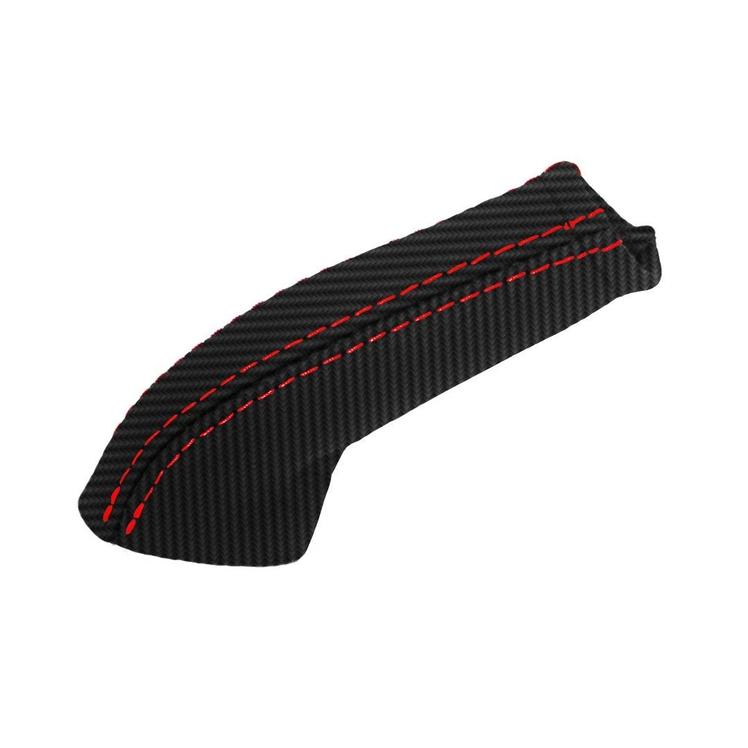 E Brake Boot Cover for Honda Civic (2006–2011) PVC Carbon Red Stitch