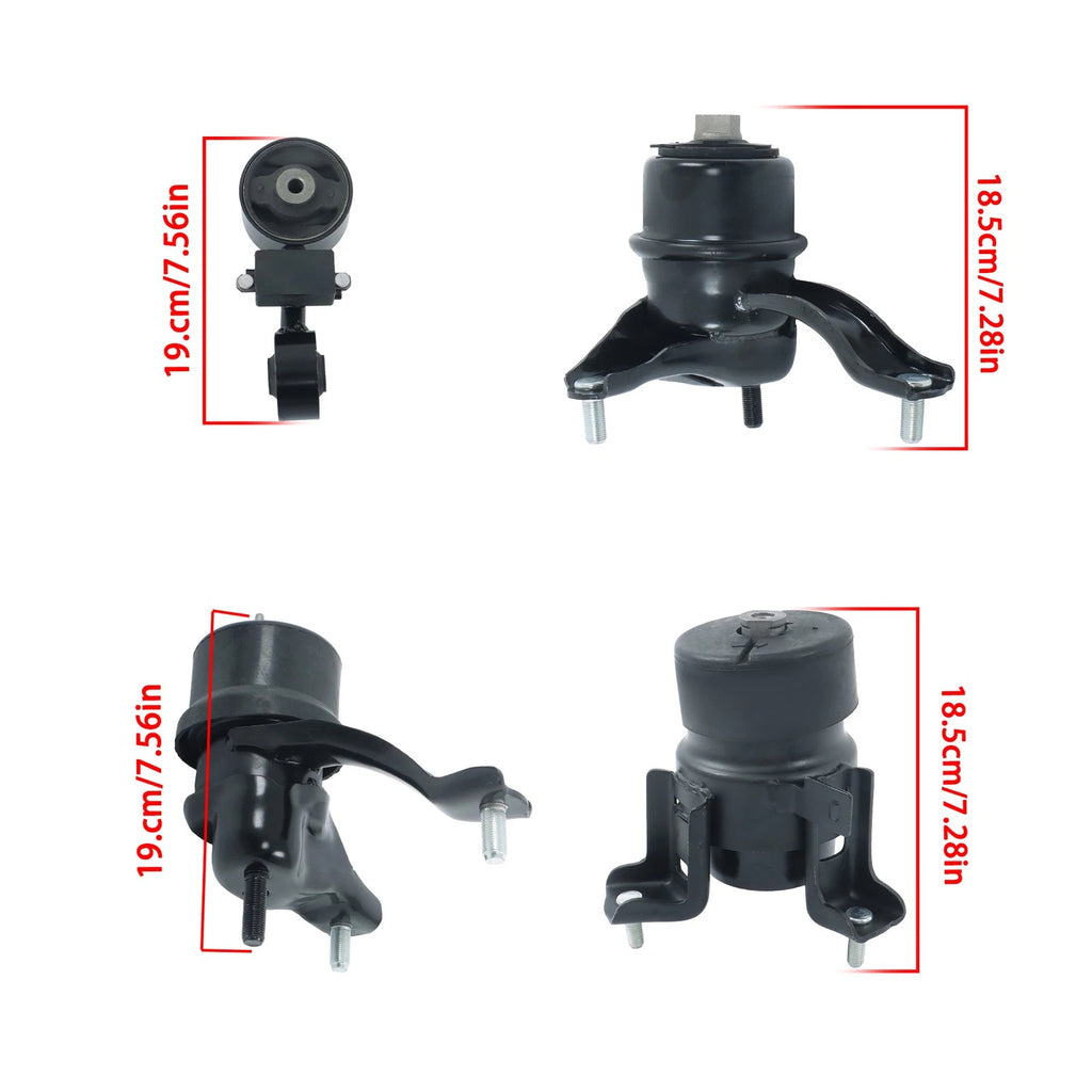 Set of 4 Engine & Transmission Mounts for Toyota Camry (2007–2009)