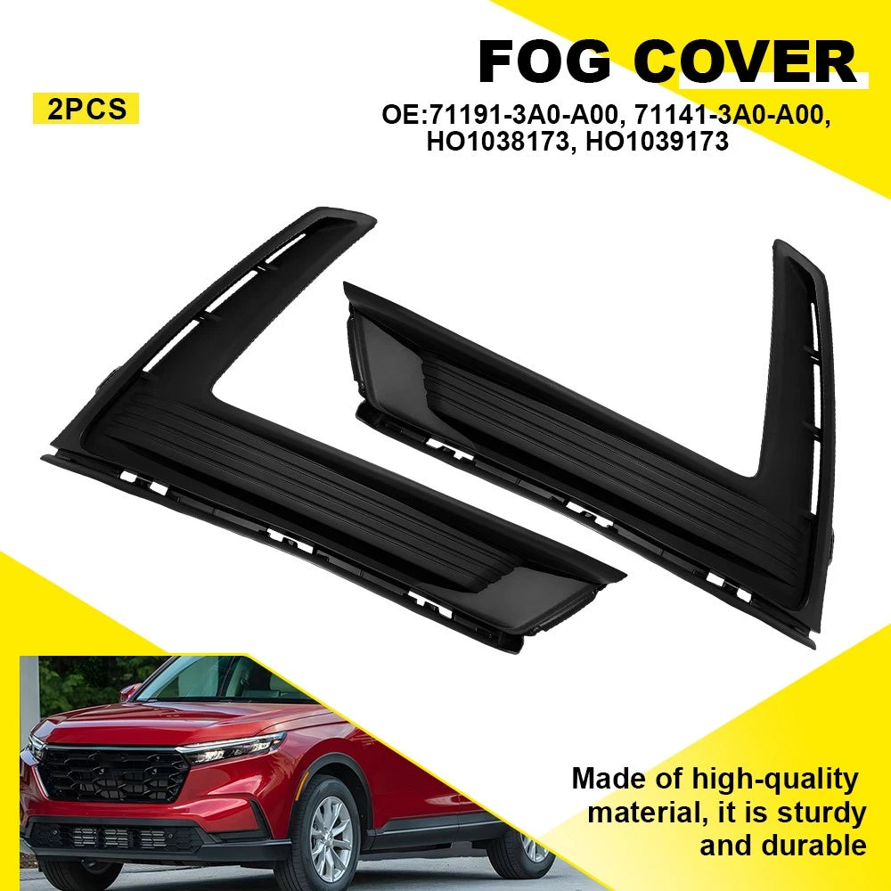 Set of 2 Front Fog Light Lamp Covers for Honda CR-V (2023–2025) HO1039173 EV