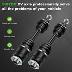 Set of 2 CV Axles for Arctic Cat 250 300 (1999–2004)