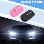 Smart Key Fob Cover for Honda Accord EX EXL EX-L 2013-2018 Black Pink (2 x)