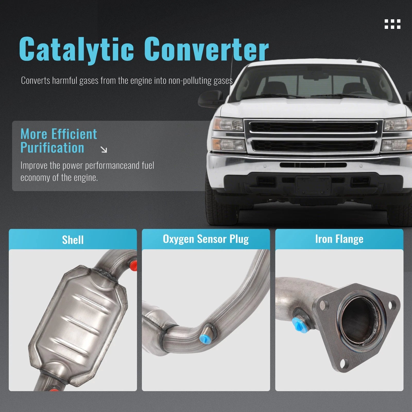 Catalytic Converter for Chevy Silverado/Suburban/Yukon/Sierra 1500 (2007–2009)