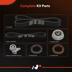 6X Timing Belt Kit for Mitsubishi Galant (1989–1992) Dodge Eagle 2000 GTX