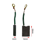 Carbon Brush Set for Angle Grinder 180mm 230mm (839)