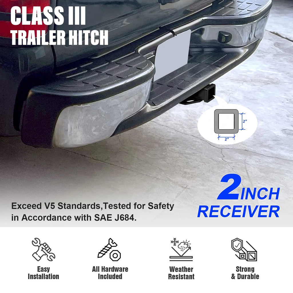 Towing Hitch Receiver Class 3 for Chevrolet Suburban/Avalanche (1999-2014)