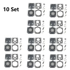 Set of 10 Carburetor Gasket Rebuild Kits for Stihl MS651 MS661 (1144-007-1701)