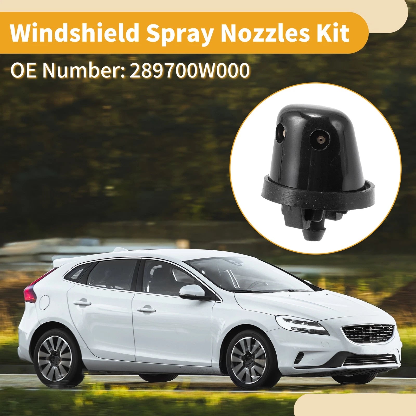 Windshield Washer Nozzle Kit for Nissan Xterra (2000–2015) No. 289700W000
