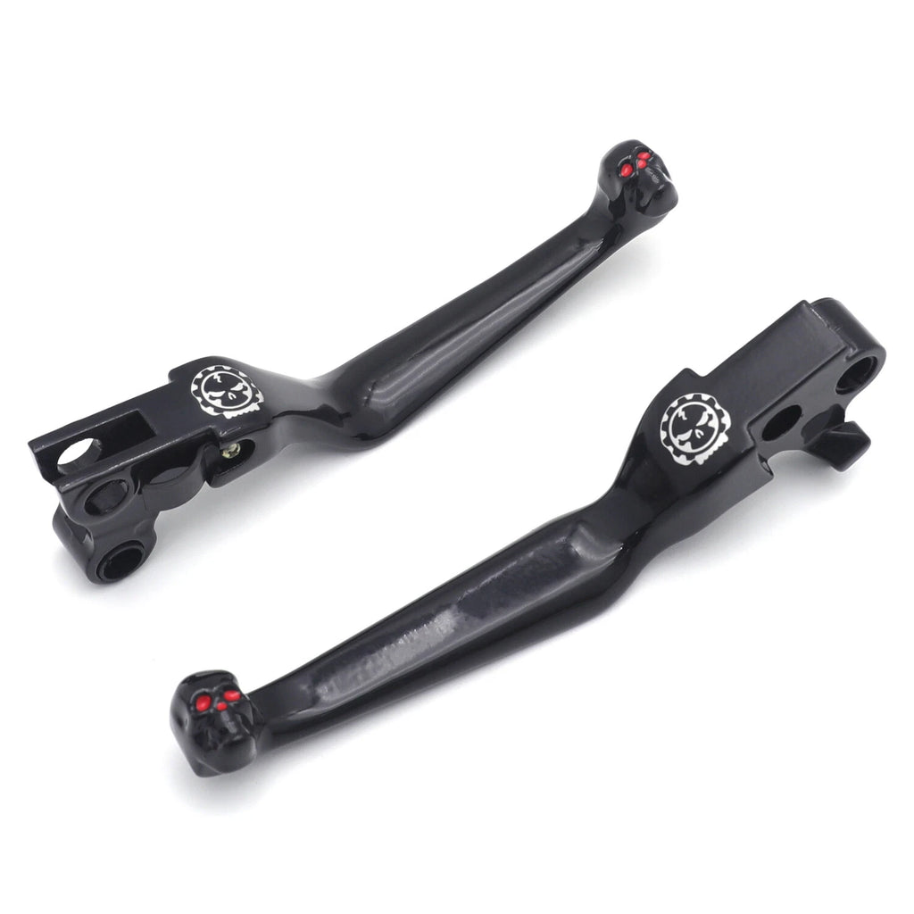 Black Hand Brake Clutch Lever for Harley XR XL Iron 883 1200C Sportster (1996–2014)