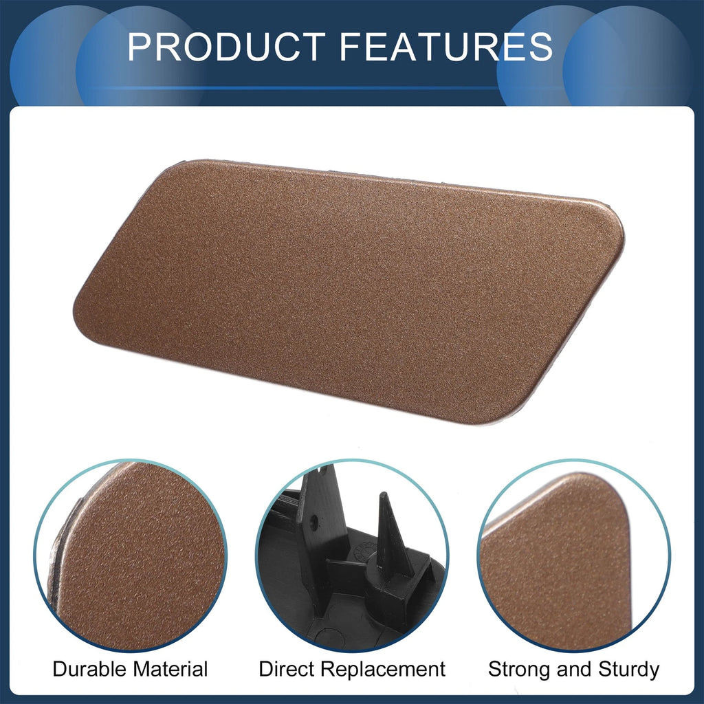 Front Left Washer Nozzle Cover Cap for Volkswagen Touareg (2011–2014) 7P6 955 978 B Brown