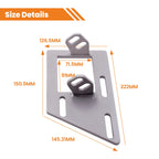 Steel Conversion Motor Mount Kit for Chevrolet Blazer S10 V8 (1982–2005)